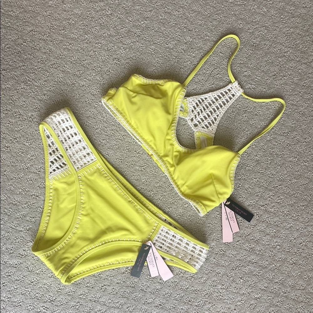 NWT Victoria's Secret Yellow Bikini Set